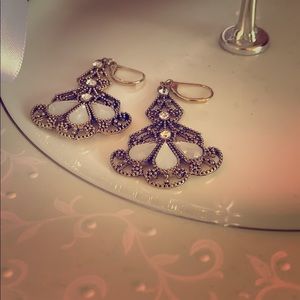 Shimmering chandler earrings